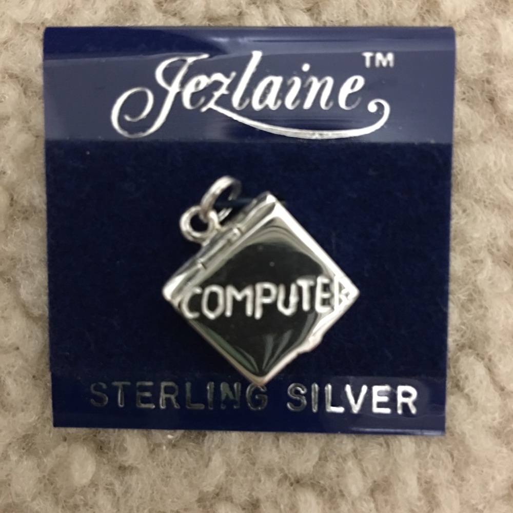 Jezlaine Computer Sterling Silver Charm